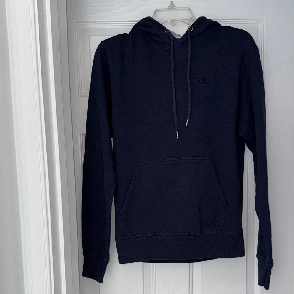 Champion Men's Dark Blue Hoodie